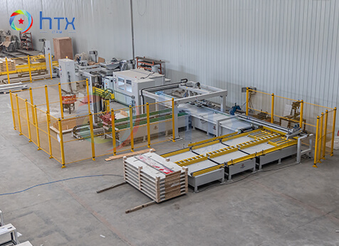 Automated Manufacturing Line for High-Volume Floor Tile Production