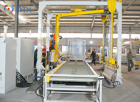 Automated Manufacturing Line for High-Volume Floor Tile Production