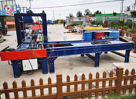 semi-automatic production line of 3D wall cladding