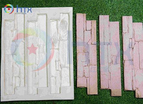 Artificial stone mold with plastic pallet & Soft pvc Retaining wall mold