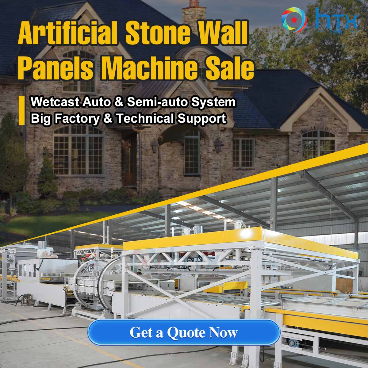 wet cast doser stone production line – 1